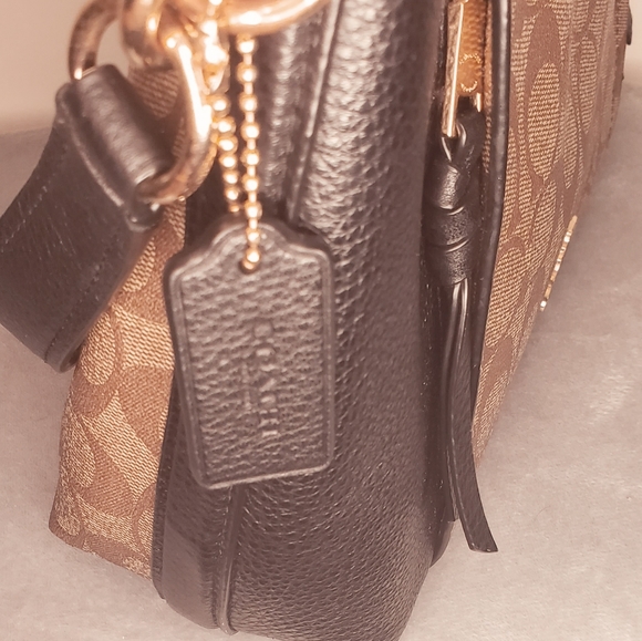 Coach Bags Coach Small Marlon Shoulder Bag In Signature Canvas